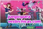 Juegos vestir super chica punk