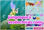 Juegos vestir hermoso vestido de sirena