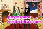 Juegos vestir fiesta de navidad