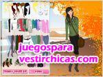 Juegos vestir moda de otoño