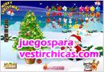 Juegos vestir decora arboles